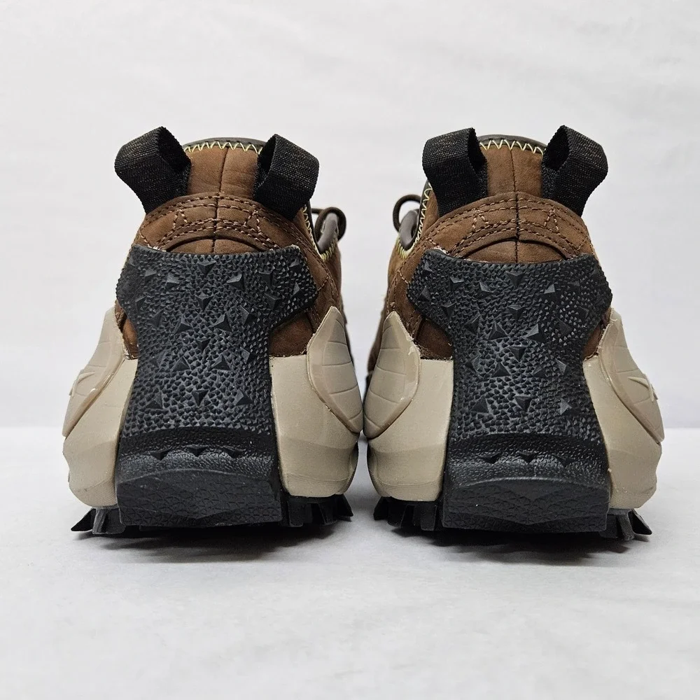 Reebok Men's Zig Kinetica Edge II Work Safety Shoes‎ RB3020 Brown Leather Sz 9.5